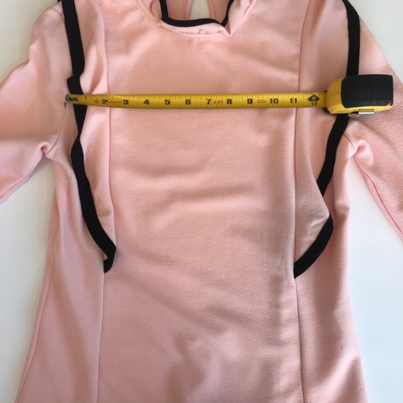 Pink long sleeve top with side lapels - Picture 6 of 8